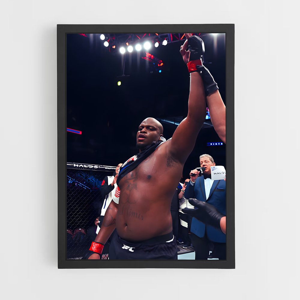 Poster Derrick lewis boxing – affiche MMA (vue 2)
